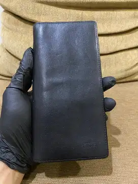 Dompet panjang pria TUMI black leather original sale net