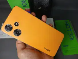 Infinix Hot 30i Dualsim RAM 8+8/128GB Oren Lengkap dari Baru BU