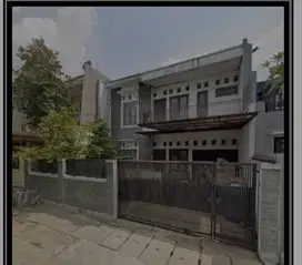 DiJual Rumah 2 lantai Aset Bank Di Kav DKI Jalan Menara 9 Kembangan