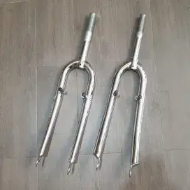 FORK RIGID SEPEDA FEDERAL 26 PLATINUM CHROME STANDARD