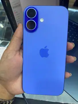 Apple iPhone 16 128GB Blue Garansi iBox 18/06/2026 BH 100%
