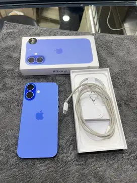 Iphone 16 128 Ultramarine Ibox on 18/06/2026 Bh100%