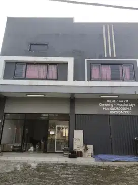 Dijual 2 Ruko 2 Lantai Harga 1 Ruko di Mustika jaya Bekasi Kota