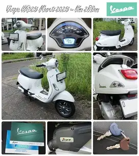 Vespa LX125 iGet Pembelian Maret 2025 Low KM 2Rban Plat D Kodya