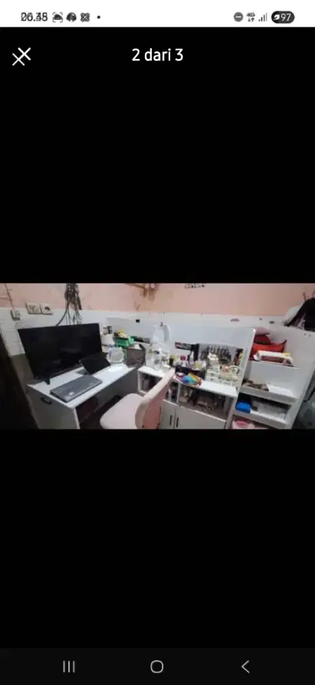 Tempat tidur+meja belajar+lemaro+ bonus kasur