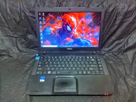 Laptop Toshiba ram 4gb mulus anti lemot