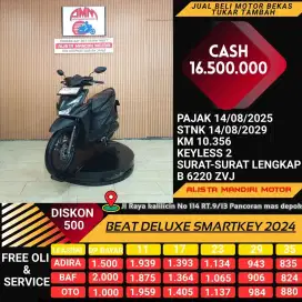 DP 1JTAN BISA BAWA PULANG BEAT DELUXE SMART KEY TH 2024 PLAT DEPOK