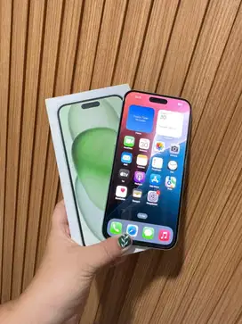 Jual Cepet iPhone 15 Plus 256GB Likenew Fullset ORI Masih Garansi