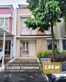 Rumah Rapi Lokasi Strategis Di Cluster Thomson Gading Serpong