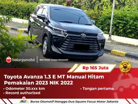 [ GARANSI 1TH ] Toyota Avanza 1.3 E MT Manual Hitam 2022/2023