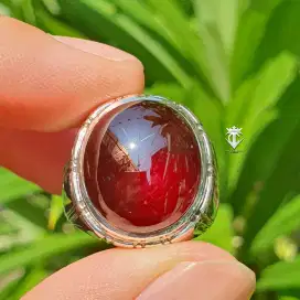 Batu Permata Natural Hessonite Garnet SriLanka 23.82 Ct NTE MRI Memo