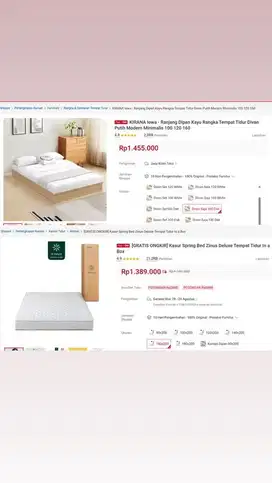 Dipan dan Kasur Queen Size