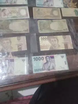 Dijual semua uang logam dan uang kertas