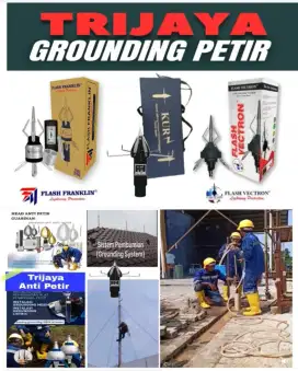 Agen toko ahli jasa pasang penangkal petir dan grounding mesin
