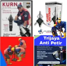 Ahli jasa pasang penangkal petir dan grounding mesin