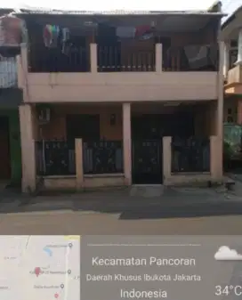 RUMAH DIJUAL STRATEGIS DI BAWAH 1M PANCORAN JAKARTA SELATAN
