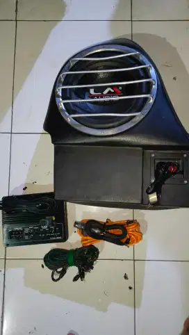 subwoofer LM audio & power amplifier monoblock LM audio k-box 103vc