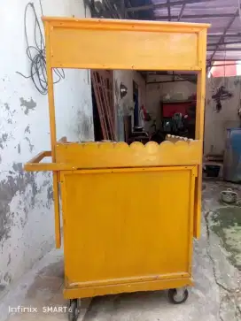 Gerobak Dagang Bahan Kayu