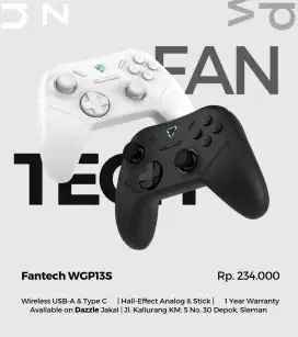 GAMEPAD FANTECH WGP13S GARANSI 1 TAHUN