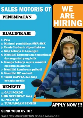 LOKER SALES MOTORIS