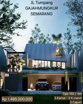 Rumah mewah gajahmungkur harga ekonomis lokasi Strategis