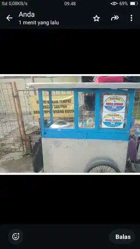 Gerobak dagang keliling/ nangkring