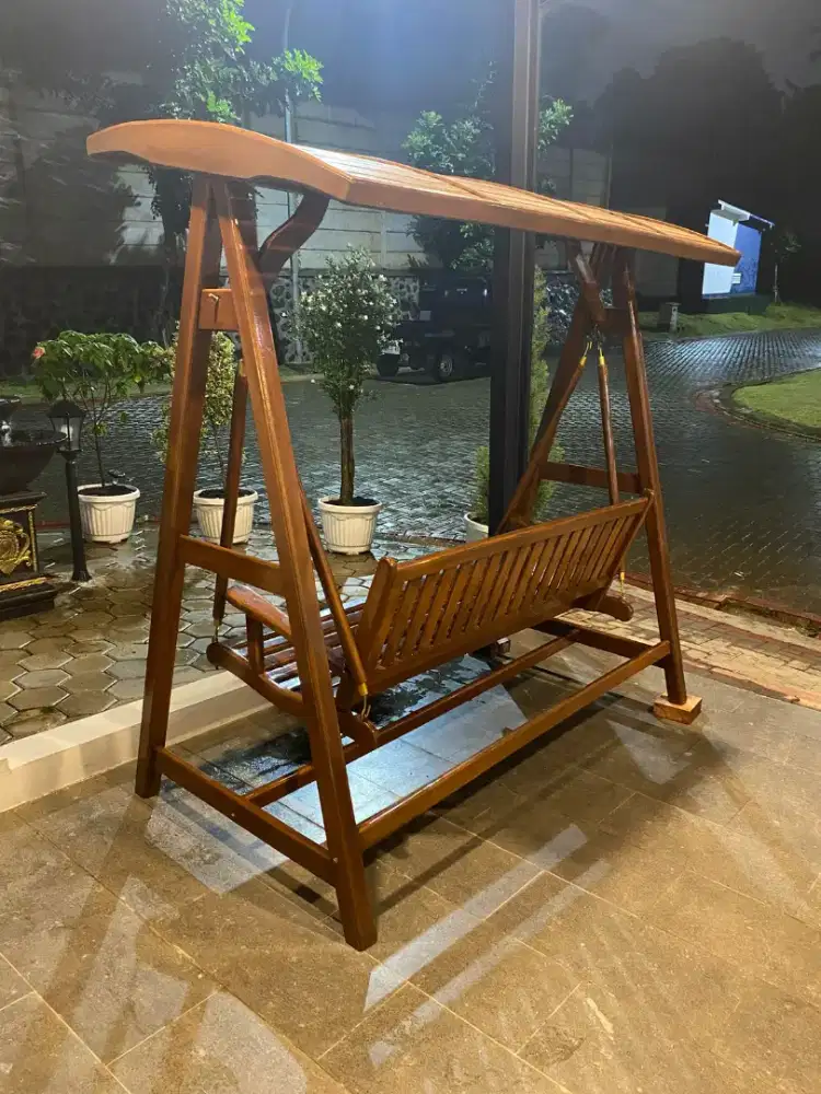 Ayunan kayu jati 2 meter