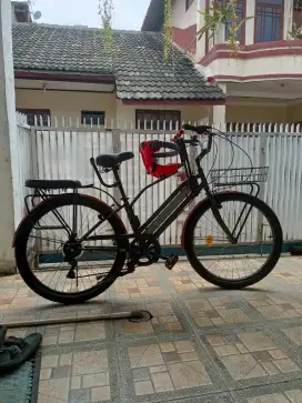 sepedah city bike 26 element begamount bukan london taxi bonceng anak