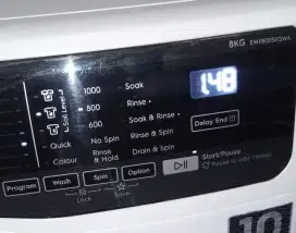 Bu mesin cuci frontloading Electrolux 8kg,hijab full touchscren((1th)