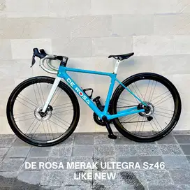 DE ROSA MERAK 46 Blue Ultegra 12 Spd Jarang Pakai