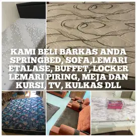 Kami siap Tampung Barang Bekas Rumah Tangga anda Springbed, Lemari,