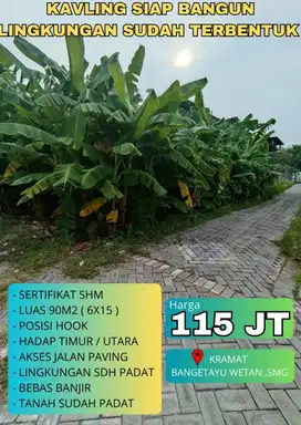 Kavling Bangetayu