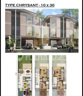 Dijual Rumah Cluster The Mozart Signature Uk 10x30 Chrysant Pik