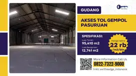 Disewakan Gudang Akses Tol Gempol Pasuruan dekat Sidoarjo  - The EdGe