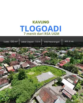 Kavling 130 m² Strategis, Dekat RSA UGM & Exit Tol Trihanggo
