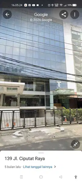 Luas Tanah 1300 m2, Hotel di Kebayoran Lama, Jakarta Selatan