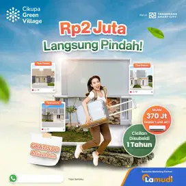 Rumah serasa villa selangah ke Pemda Tigaraksa