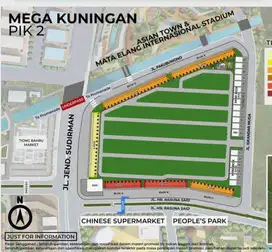 Dijual Kavling Komersial Mega Kuningan, Mini Box, PIK 2