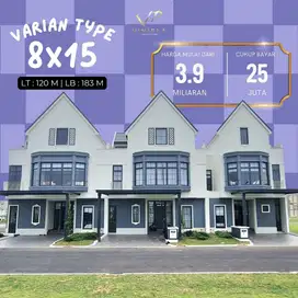 VP - Dijual Rumah Louise Summarecon Serpong Tipe 8x15