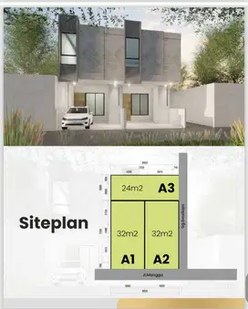 DIJUAL RUMAH BARU KEMBAR 3 BAGUS 2LANTAI AKSES MBL DEKAT RAYA CONDET