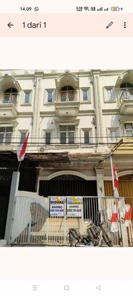 Ruko usaha disewakan lokasi strategis Taman Sari Jakarta Barat