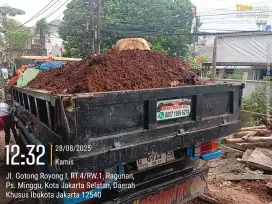 Jasa buang puing dan buang tanah