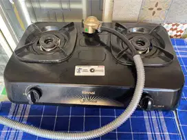 KOMPOR RINNAI DAN SELANG REGULATOR WINN GAS
