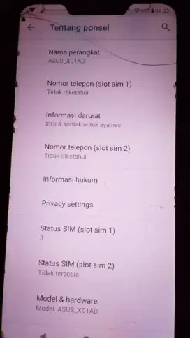 dijual Asus x01AD
