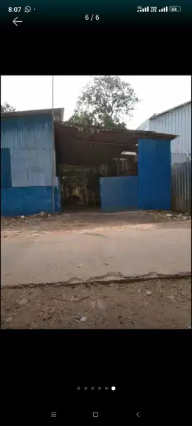 Gudang di Setu Bekasi luas 596m