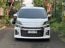 TOYOTA VELLFIRE GS 2.4 AT 2014 PUTIH ISTIMEWA SIAP PAKAI