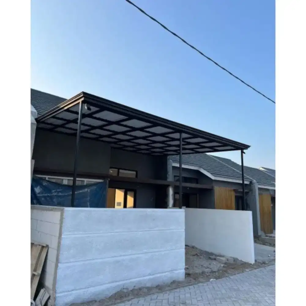 kanopi besi galvanis