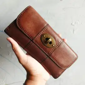 Dompet FOSSIL Long Wallet Original Second Murah Mulus
