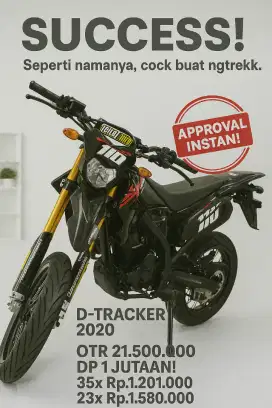Kawasaki D-Tracker 2020 – Supermoto lincah, gaya makin percaya diri