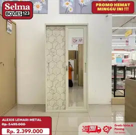Lemari pakaian sliding promo murah selma